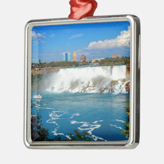 Niagara Falls, Kanada Silbernes Ornament (Links)