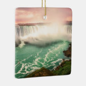 Niagara Falls, Kanada sunset stylized Keramikornament (Rechts)
