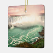 Niagara Falls, Kanada sunset stylized Keramikornament (Links)