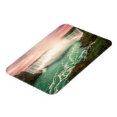 Niagara Falls, Kanada sunset stylized Magnet (Linke Seite)