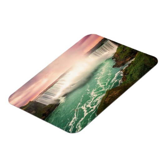 Niagara Falls, Kanada sunset stylized Magnet (Linke Seite)