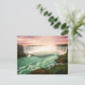 Niagara Falls, Kanada sunset stylized Postkarte (Stehend Vorderseite)