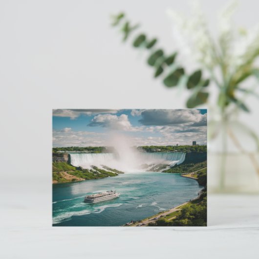 Niagara Falls Kanada, USA Postkarte (Stehend Vorderseite)