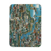 Niagara Falls Karte Magnet (Vertikal)