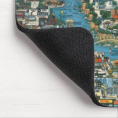 Niagara Falls Karte Mousepad (Ecke)