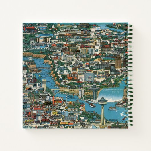 Niagara Falls Karte Notizblock (Rückseite)