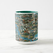 Niagara Falls Karte Tasse (Zentrum)