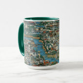 Niagara Falls Karte Tasse (Vorderseite Links)