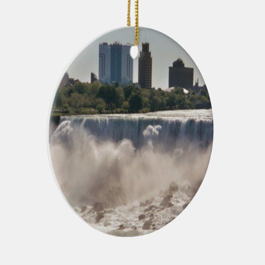 Niagara Falls Keramik Ornament (Rechts)