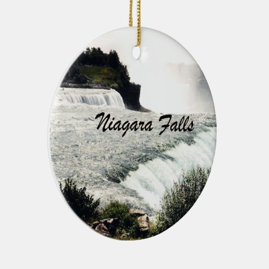 Niagara Falls Keramik Ornament (Rechts)