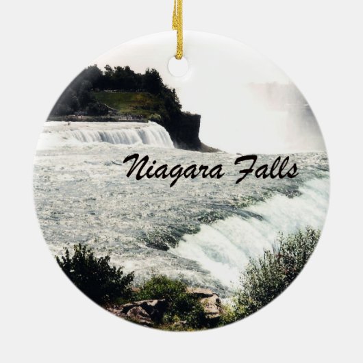 Niagara Falls Keramik Ornament (Hinten)
