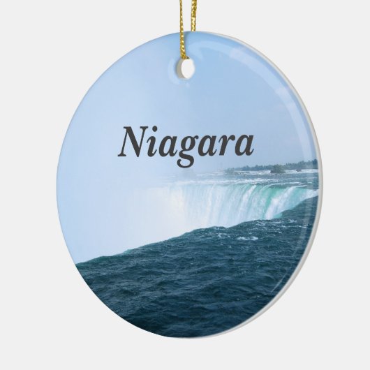 Niagara Falls Keramikornament (Links)
