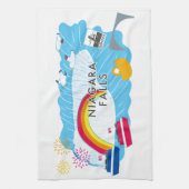 Niagara Falls Kitchen towel Geschirrtuch (Vertikal)