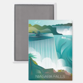 Niagara Falls Kühlschrank Magnet (Vorderseite/Rückseite)