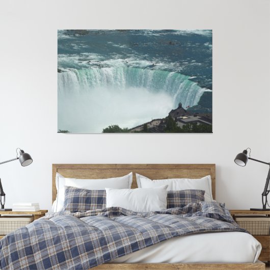 Niagara Falls Large 60 x 40 Wrapped Canvas Leinwanddruck (Insitu (Schlafzimmer))