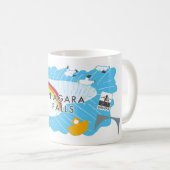 Niagara falls Mag Kaffeetasse (VorderseiteRechts)