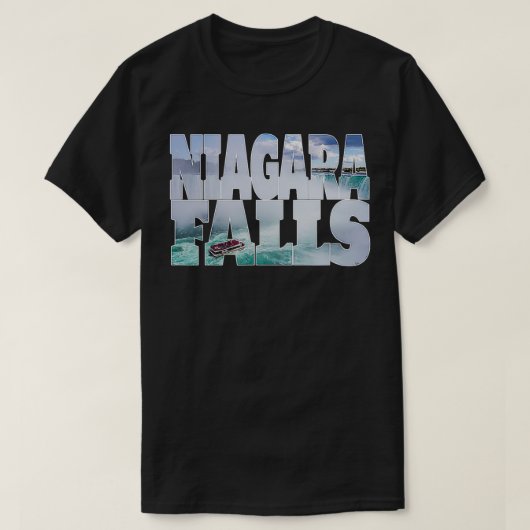 Niagara Falls Maid of Mist Waterfall Boat Tourist T-Shirt (Design vorne)