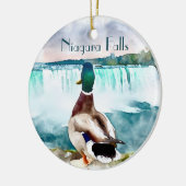 Niagara Falls Mallard Duck Souvenir Keramik Ornament (Links)
