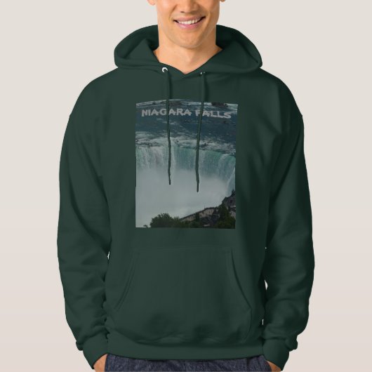 Niagara Falls Men's Basic Hooded Sweatshirt (Vorderseite)