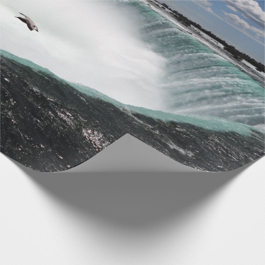 Niagara Falls mit Seagull Geschenkpapier (Ecke)
