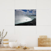 Niagara Falls mit Seagull Poster (Küche)