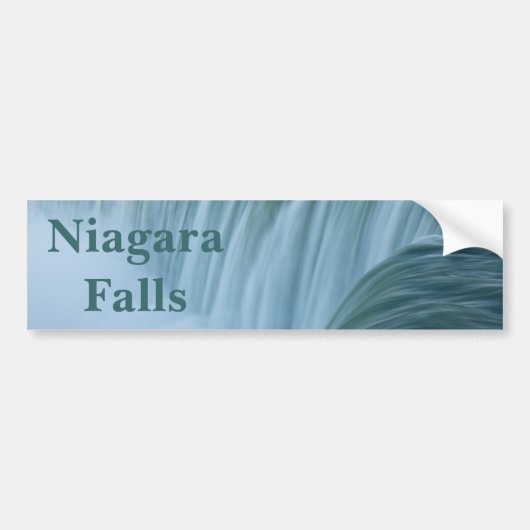 Niagara Falls mit Text Autoaufkleber (Vorne)
