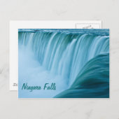 Niagara Falls mit Text Postkarte (Vorne/Hinten)