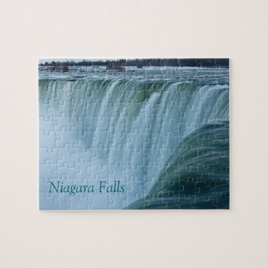 Niagara Falls mit Text Puzzle (Horizontal)