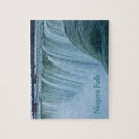 Niagara Falls mit Text Puzzle (Vertikal)