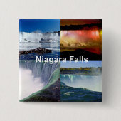 Niagara Falls New York Foto Views Button (Vorderseite)