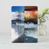 Niagara Falls New York Foto Views Einladung (Stehend Vorderseite)