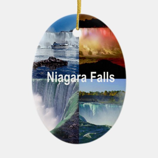 Niagara Falls New York Foto Views Keramikornament (Vorne)