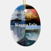 Niagara Falls New York Foto Views Keramikornament (Hinten)