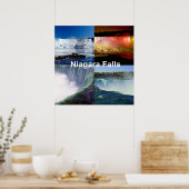 Niagara Falls New York Foto Views Poster (Küche)