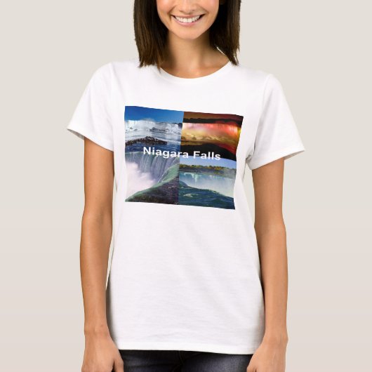 Niagara Falls New York Foto Views T-Shirt (Vorderseite)