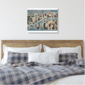 Niagara Falls, New York - Große Briefszenen 2 Leinwanddruck (Insitu (Schlafzimmer))