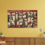 Niagara Falls, New York - Große Briefszenen 3 Leinwanddruck (Insitu (Wohnzimmer))