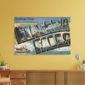 Niagara Falls, New York - Große Briefszenen 5 Leinwanddruck (Insitu (Wohnzimmer))