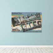 Niagara Falls, New York - Große Briefszenen 5 Leinwanddruck (Insitu (Holzboden))