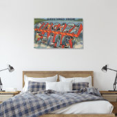 Niagara Falls, New York - Große Briefszenen Leinwanddruck (Insitu (Schlafzimmer))