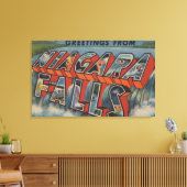 Niagara Falls, New York - Große Briefszenen Leinwanddruck (Insitu (Wohnzimmer))