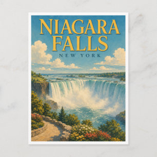 Niagara Falls New York Horseshoe Falls GeoSaga Postkarte