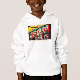 Niagara Falls New York NY Große Letter Postkarte Hoodie