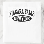 Niagara Falls New York Rechteckiger Aufkleber (Tasche)