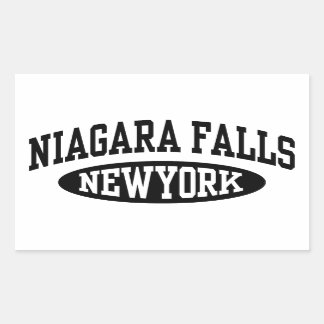 Niagara Falls New York Rechteckiger Aufkleber