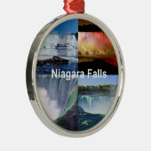 Niagara Falls New York Silbernes Ornament (Rechts)