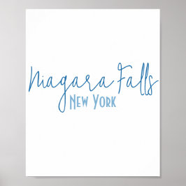 Niagara Falls, New York Souvenir-Geschenk Poster