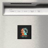 Niagara Falls New York Total Solar Eclipse 2024 Magnet (In Situ (Geschirrspüler))