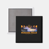 Niagara Falls New York Total Solar Eclipse Souveni Magnet (Vorderseite/Rückseite)