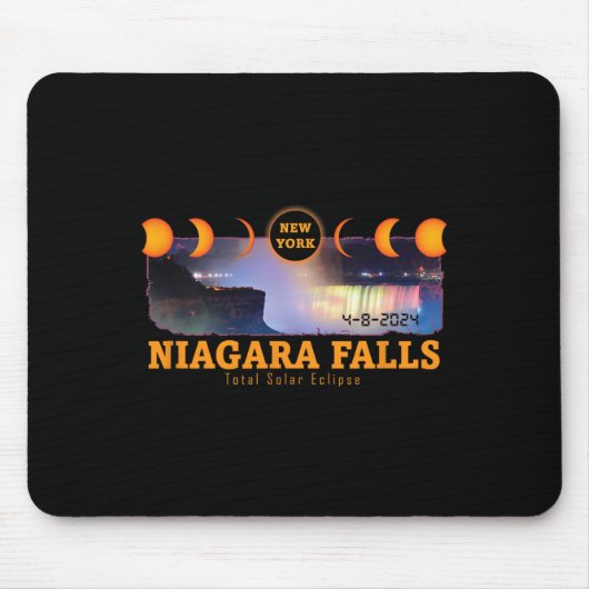 Niagara Falls New York Total Solar Eclipse Souveni Mousepad (Vorne)